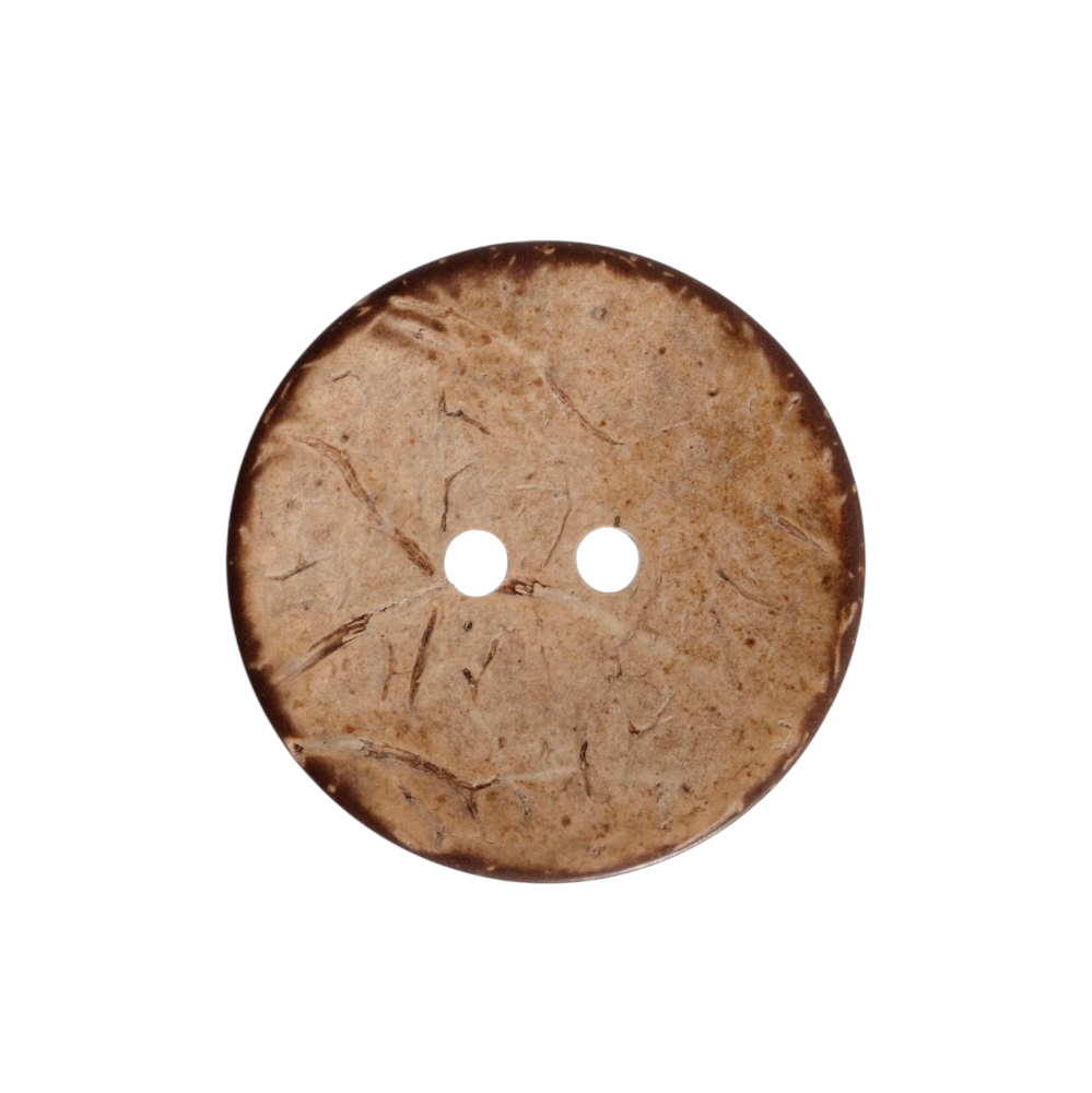 Natural Coconut Buttons – 2 Hole | 9–34 mm