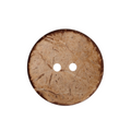 Natural Coconut Buttons – 2 Hole | 9–34 mm