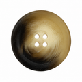 PG 265 Matte COL 4 Cream, Black & Orange Effect Polyester 4-Hole Button – 15–28 mm