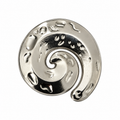 VP 15 Silver Whelk-Shaped Metal Shank Button – 22 & 37 mm - Premium Fashion Accessories