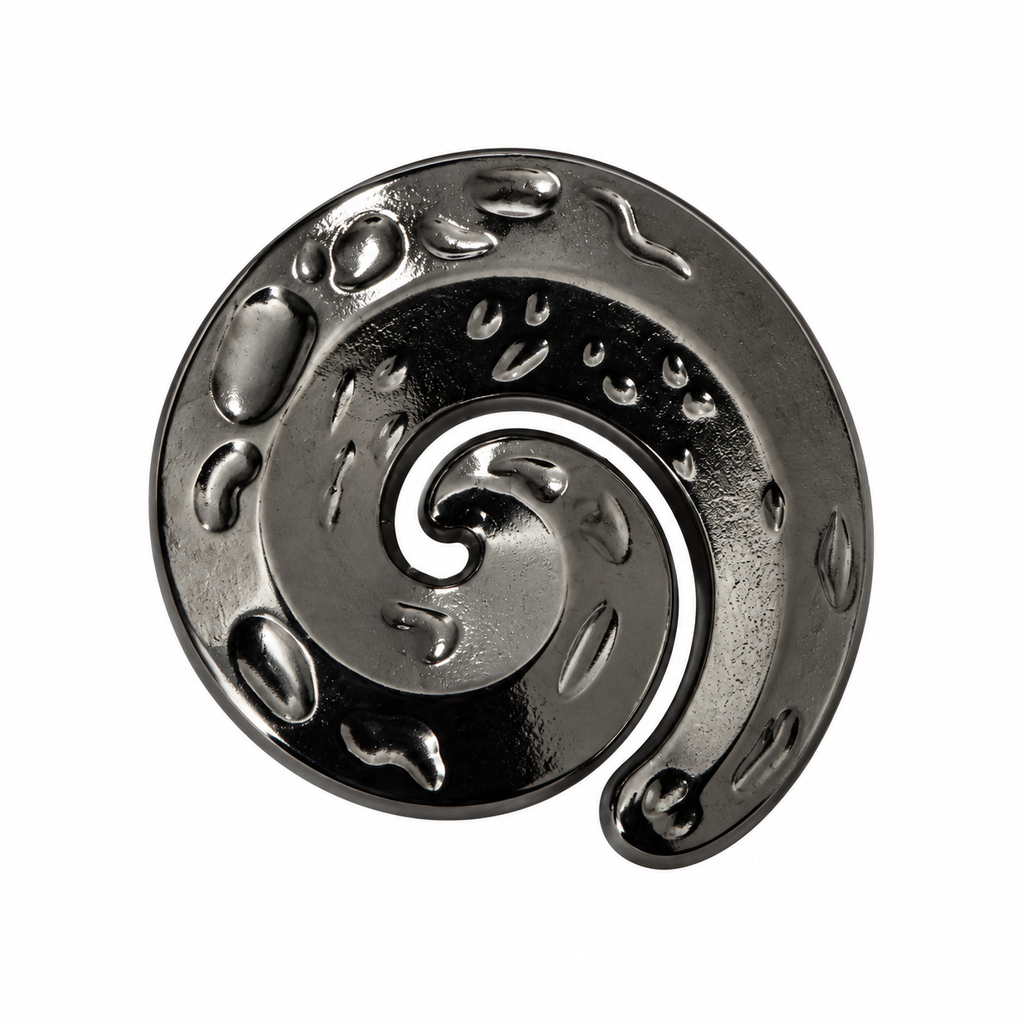 VP 15 Gunmetal Whelk-Shaped Metal Shank Button – 22 & 37 mm - Premium Fashion Accessories