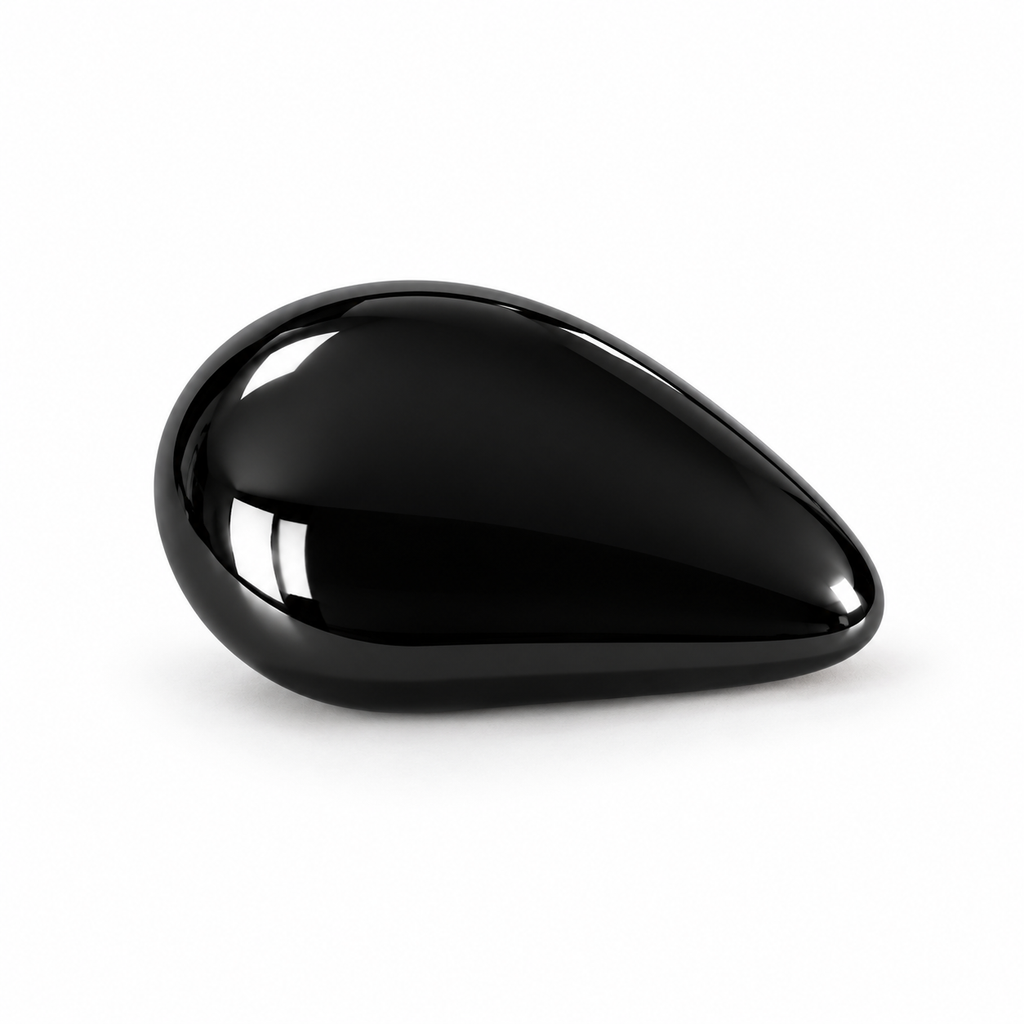 VP 16 Shiny Black Irregular Shape Metal Shank Button – 25 & 30 mm - Premium Fashion Accessories