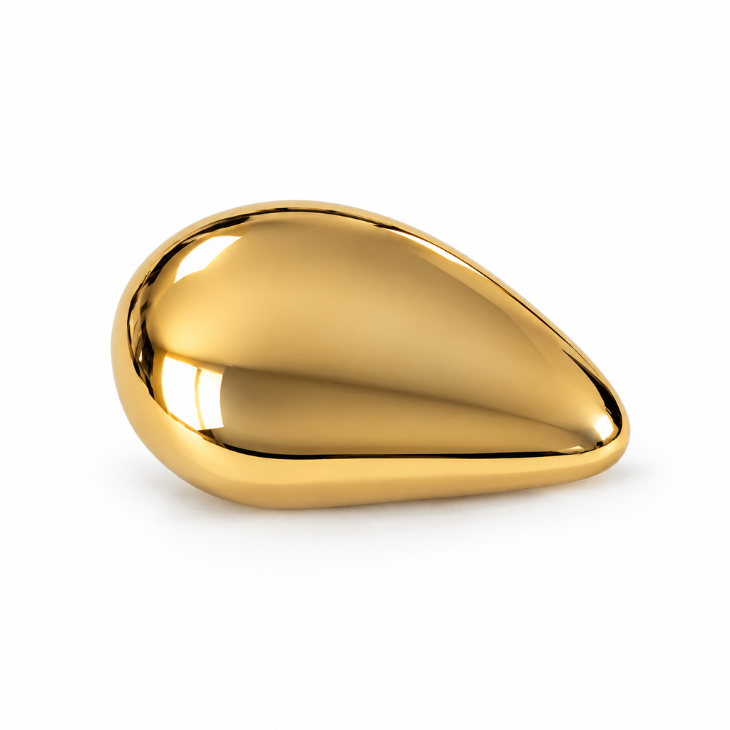 VP 16 Gold Irregular Shape Metal Shank Button – 25 & 30 mm - Premium Fashion Accessories