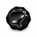 VP 23 Shiny Black Modern Line Metal Shank Button – 12.5, 18 & 25 mm - Premium Fashion Accessories