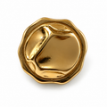 VP 23 Gold Modern Line Metal Shank Button – 12.5, 18 & 25 mm - Premium Fashion Accessories