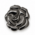 VP 25 Gunmetal Rose Flower Metal Shank Button – 50 mm - Premium Fashion Accessories