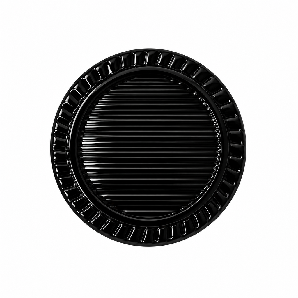 VP 26 Shiny Black Classic Metal Shank Button – 15, 18 & 20 mm