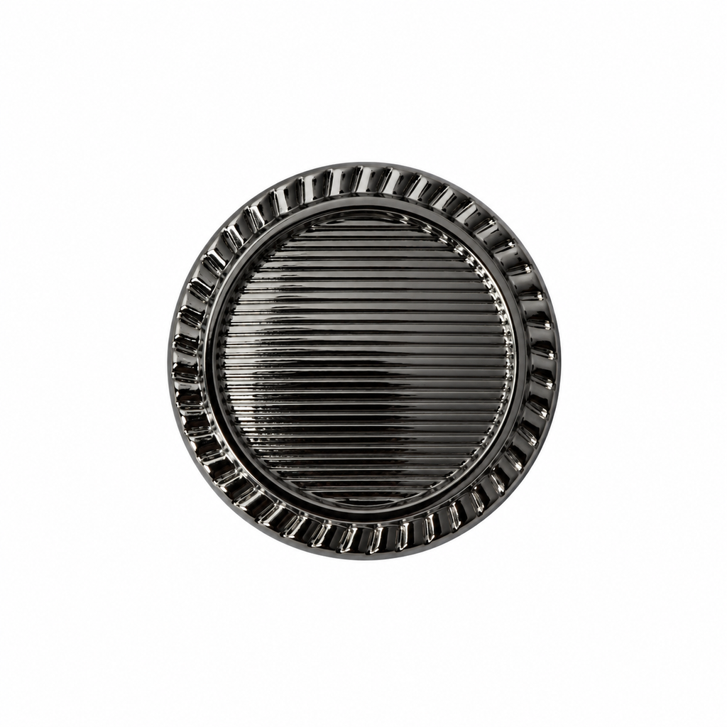 VP 26 Gunmetal Classic Metal Shank Button – 15, 18 & 20 mm