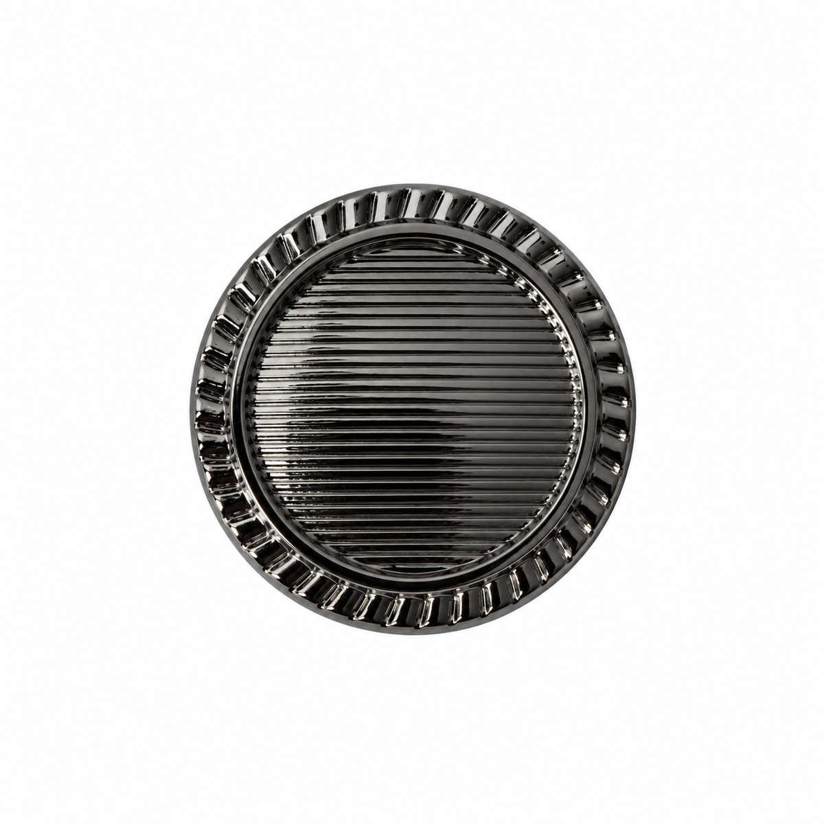 VP 26 Gunmetal Classic Metal Shank Button – 15, 18 & 20 mm