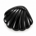 VP 28 Shiny Black Shell-Shaped Metal Shank Button – 15, 25 & 30 mm