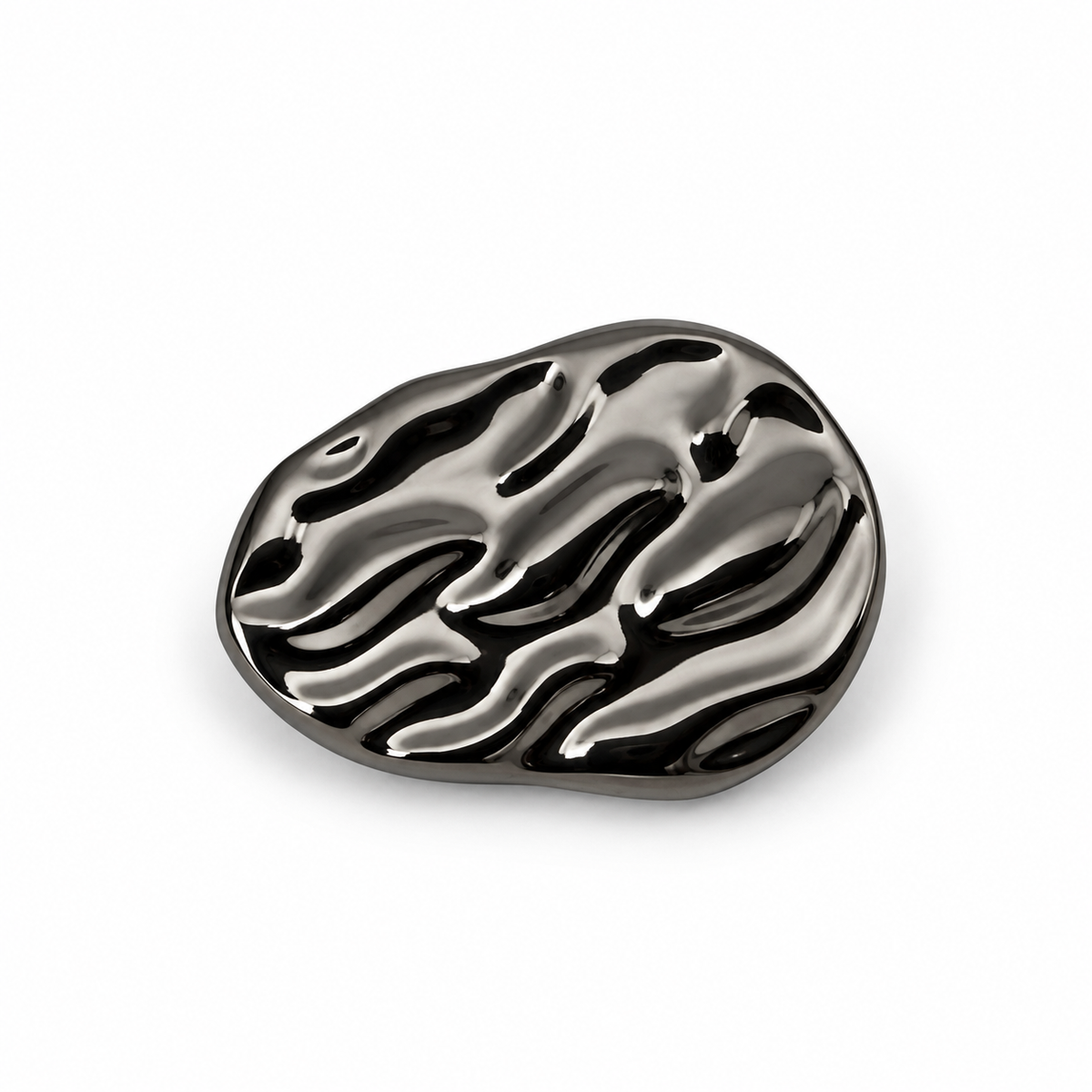 VP 30 Gunmetal Ellipse Metal Shank Button – 20 & 25 mm - Premium Fashion Accessories