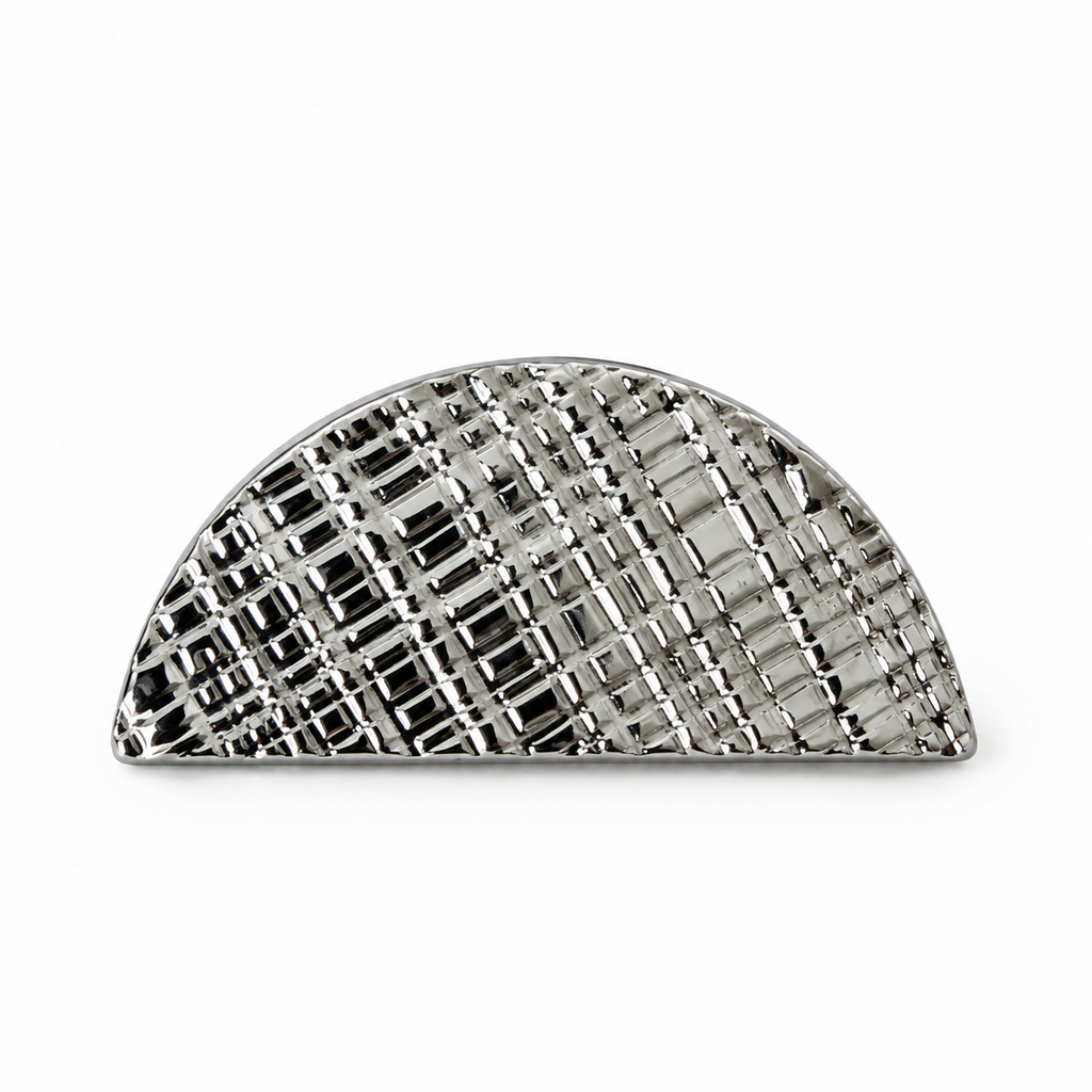 VP 32 Silver Half-Ring Metal Shank Button – 37 mm