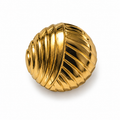 VP 32 Gold Striped Pattern Metal Shank Button – 18 & 22 mm - Premium Fashion Accessories