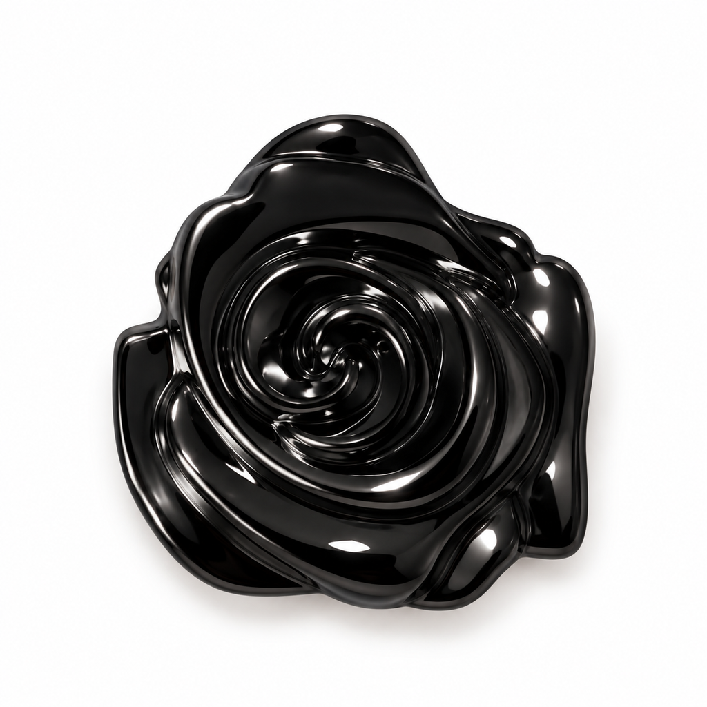 VP 35 Shiny Black Metal Shank Button – 22 & 37 mm