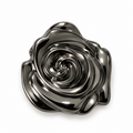 VP 35 Gunmetal Rose-Shaped Metal Shank Button – 22 & 37 mm