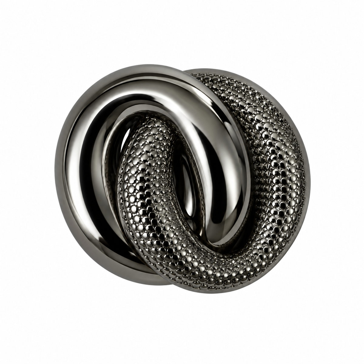 VP 36 Gunmetal Double-Ring Metal Shank Button – 30 mm