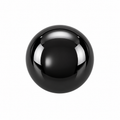 VP 38 Shiny Black Half-Ball Metal Shank Button – 14, 18 & 22 mm