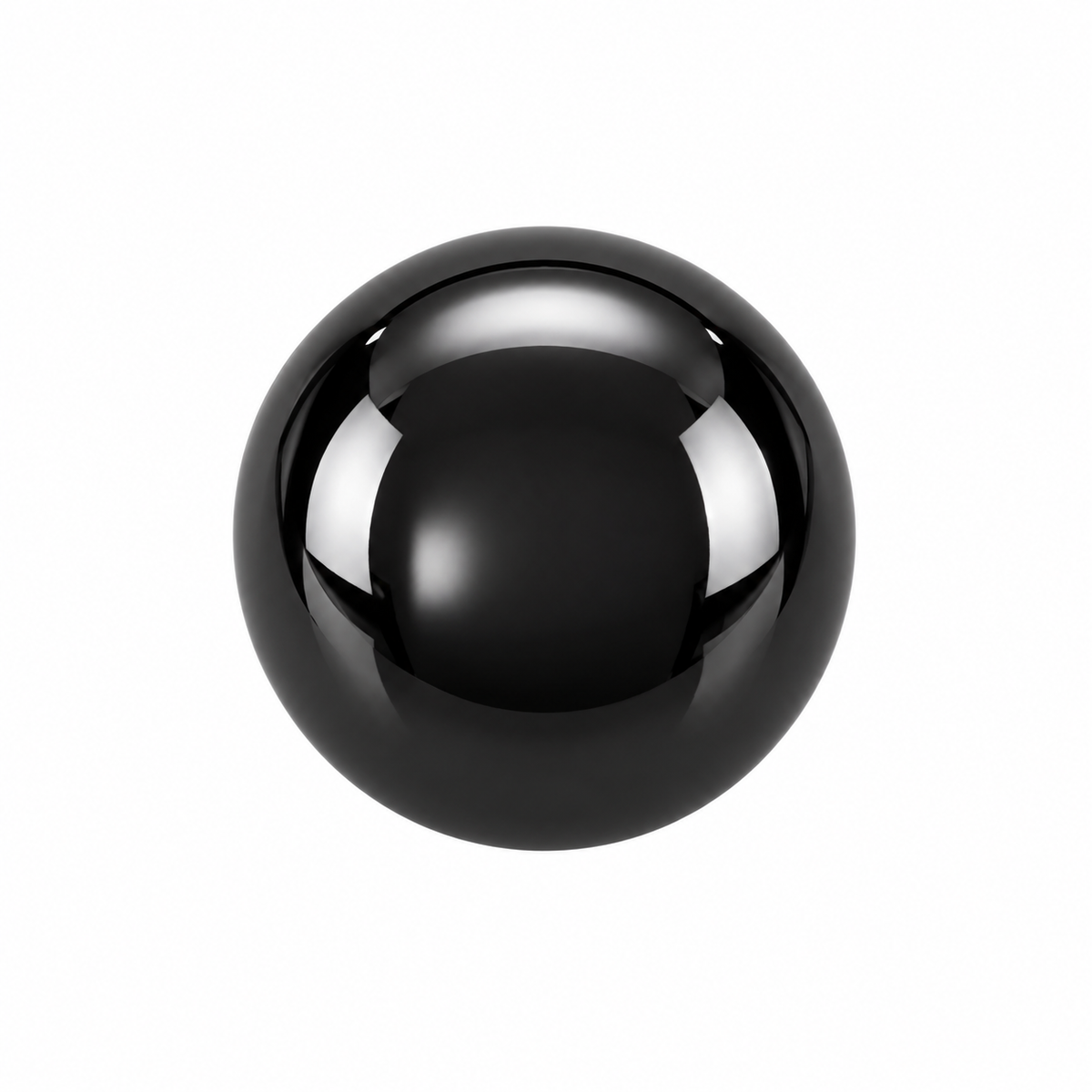 VP 38 Shiny Black Half-Ball Metal Shank Button – 14, 18 & 22 mm