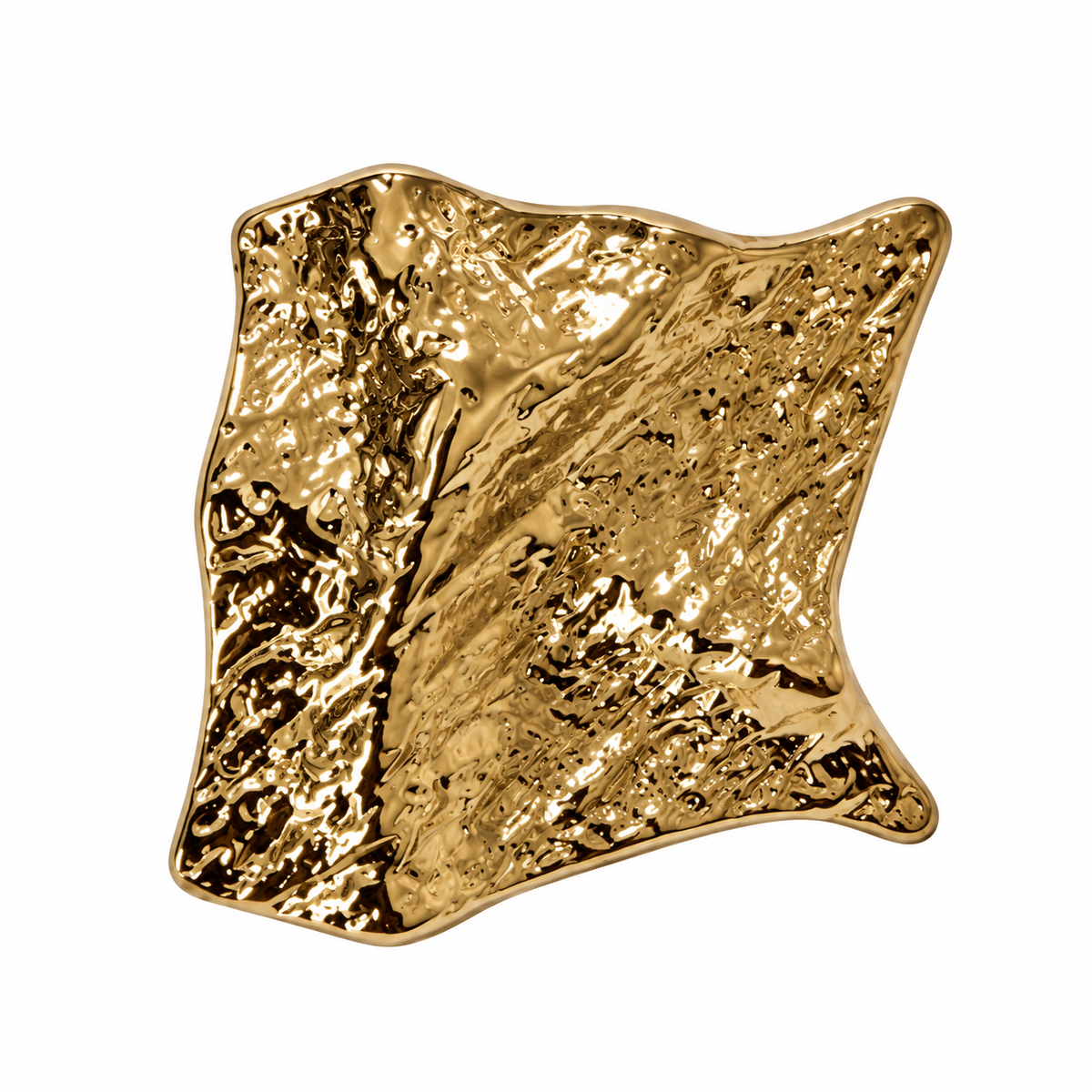 VP 85 Gold Square-Style Metal Shank Button – 22 & 34 mm