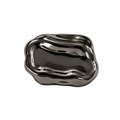 VP 86 Gunmetal Asymmetric Wavy Rectangular Metal Shank Button – 22 & 28 mm