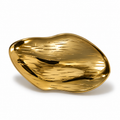 VP 87 Gold Asymmetric Oval Metal Shank Button – 45 mm