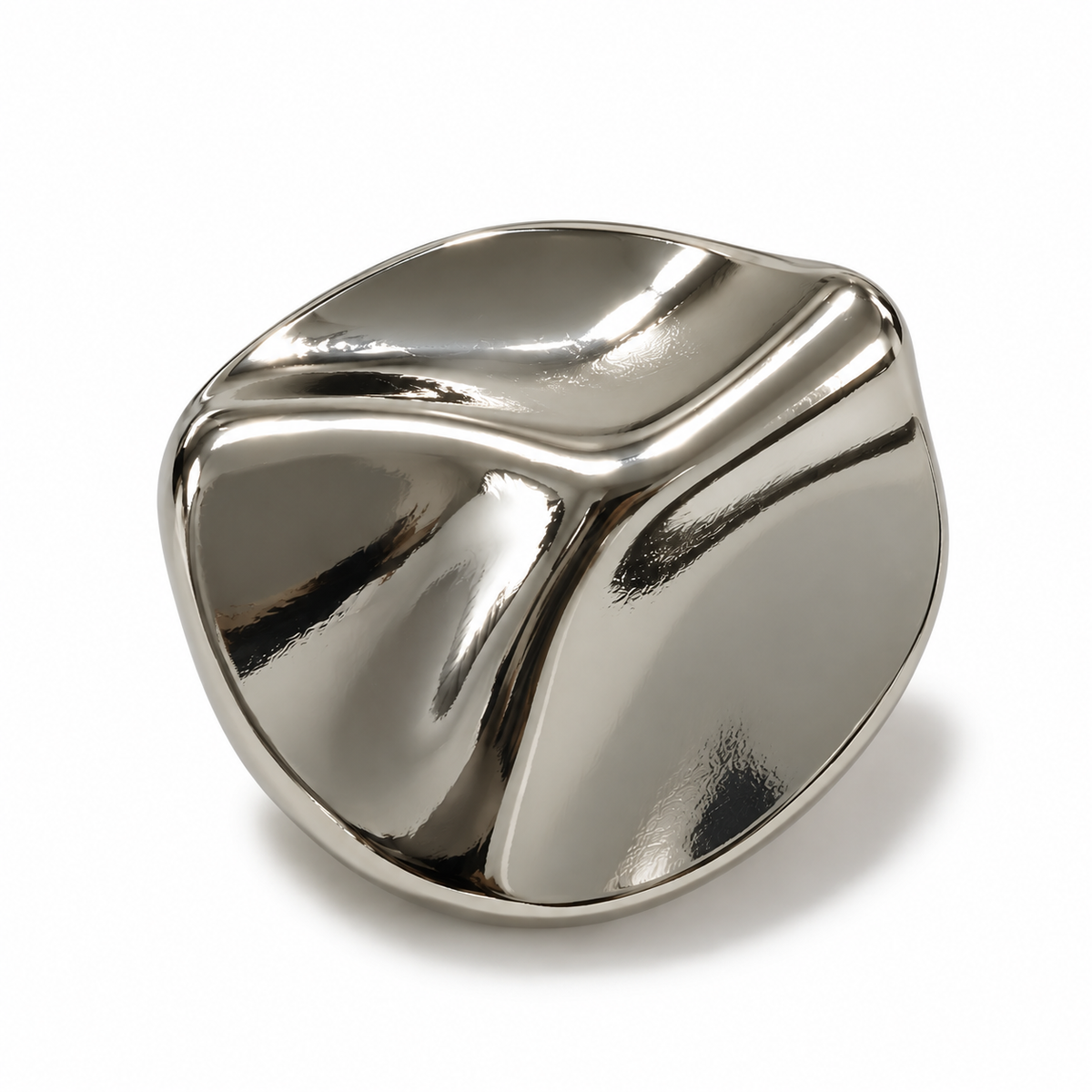VP 88 Silver Statement Metal Shank Button – 23, 28 & 37 mm