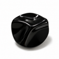 VP 88 Shiny Black Statement Metal Shank Button – 23, 28 & 37 mm