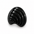 VP 95 Shiny Black Shell-Shaped Metal Shank Button – 15, 20 & 25 mm