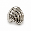 VP 95 Silver Shell-Shaped Metal Shank Button – 15, 20 & 25 mm