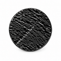 VP 96 Shiny Black Wave Design Metal Shank Button – 22 & 30 mm
